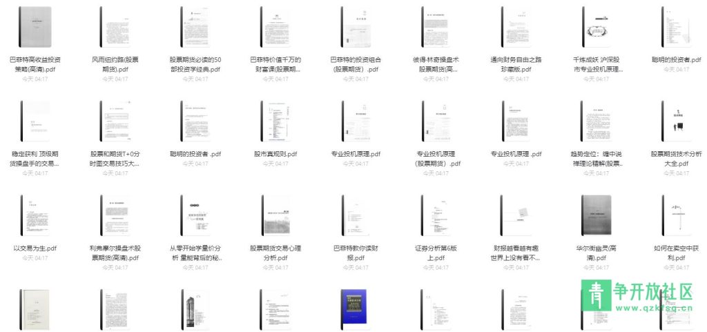 图片[1]-金融类书籍PDF合集-青争开放社区