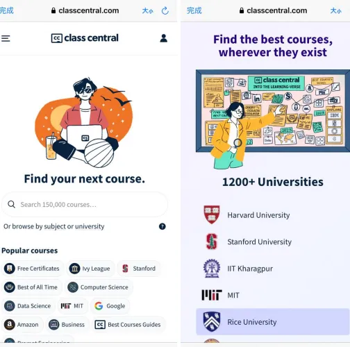 汇集了来自Coursera、edX、Futurelearn等平台的150000门课-青争开放社区