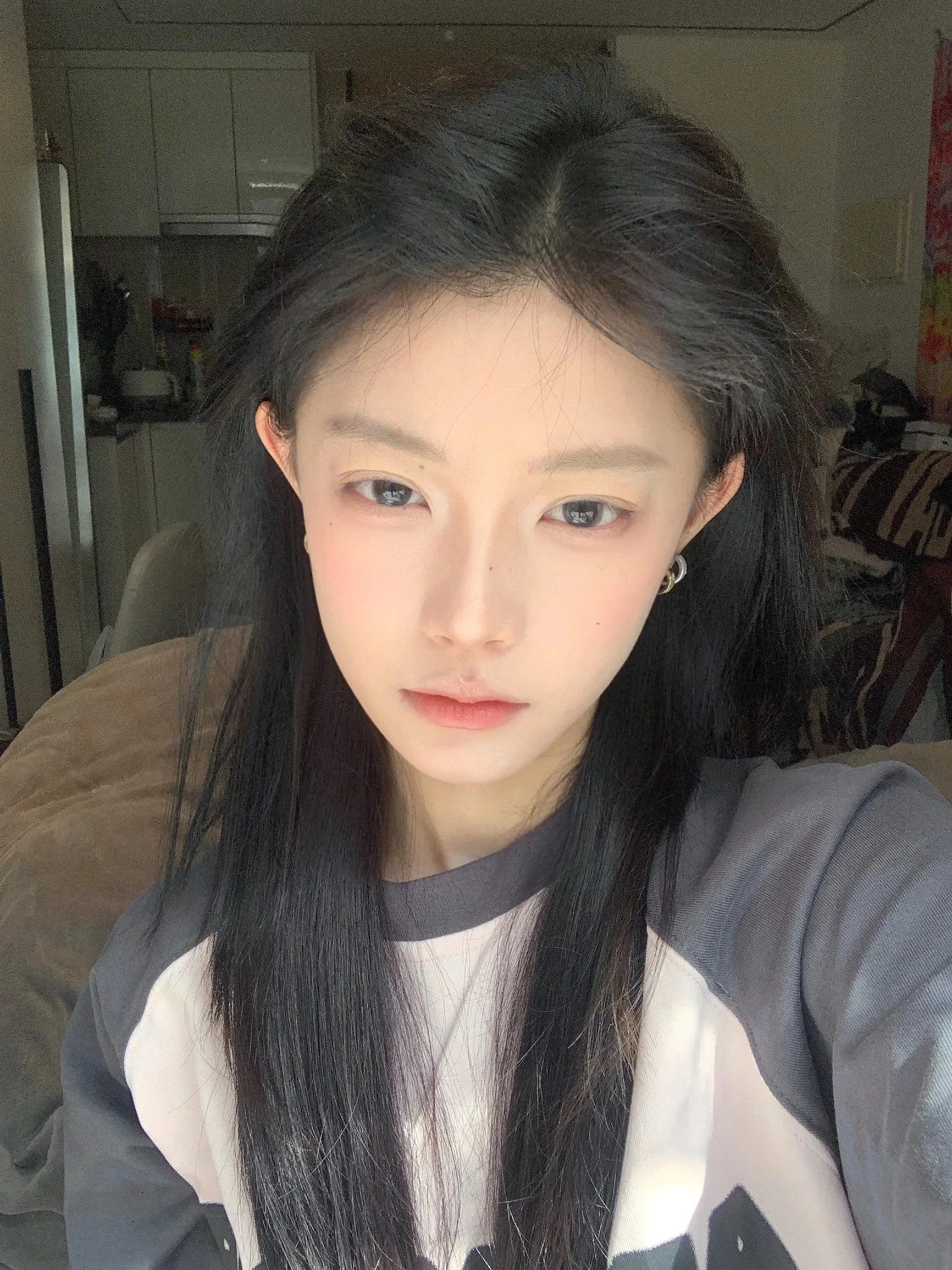今天妆容还不错(＾Ｕ＾)ノ~ＹＯ-青争开放社区