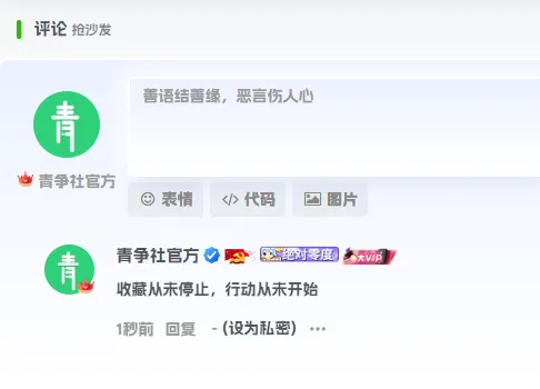 图片[1]-子比主题美化 - 给评论区增加等级铭牌美化教程-青争开放社区